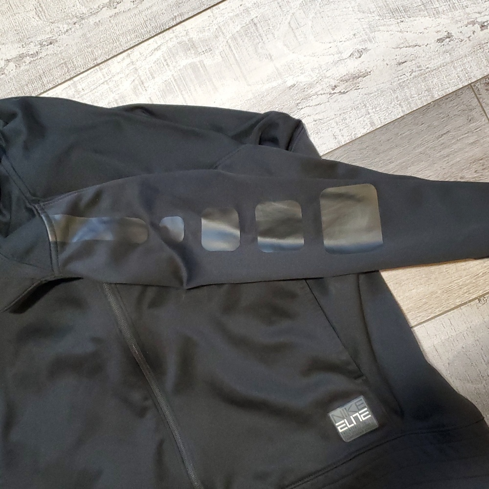 Nike Elite Black Performance Jacket Full Zip Hoodie EUC Never Worn - Picture 5 of 8